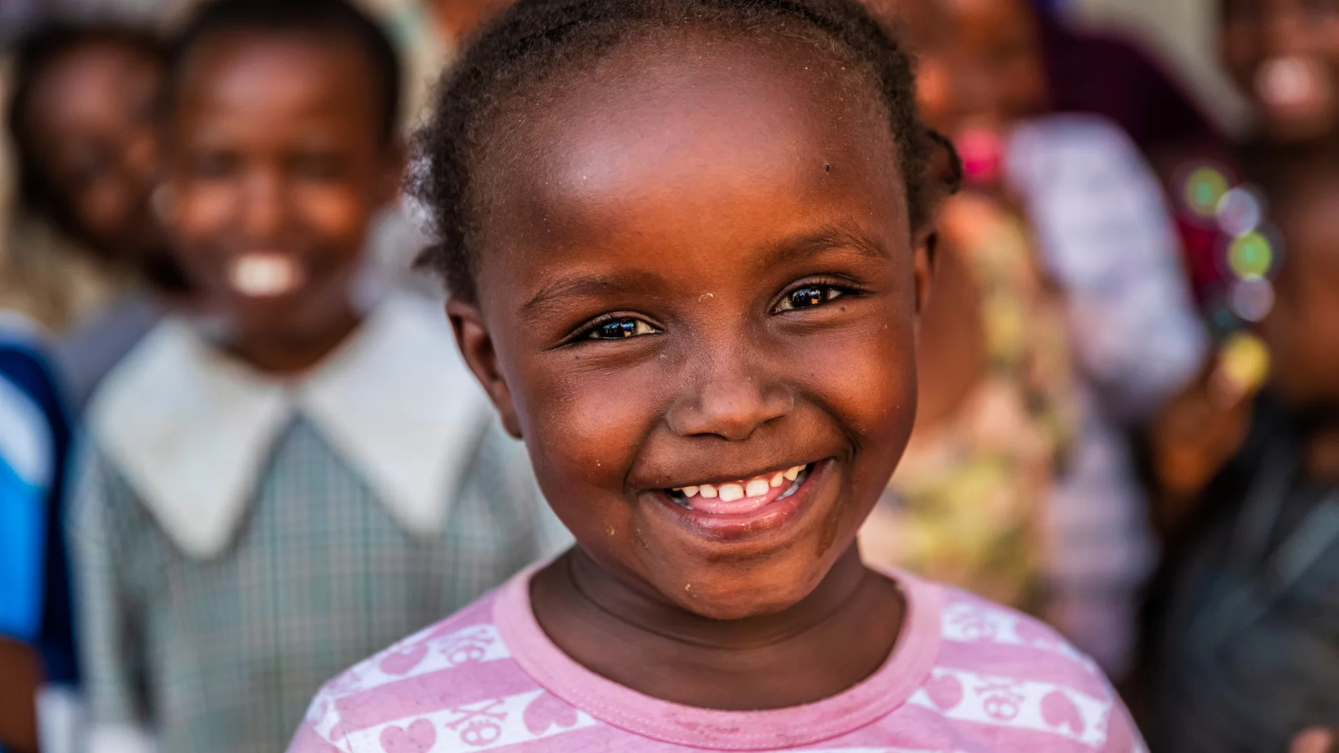 Smiling child portrait
