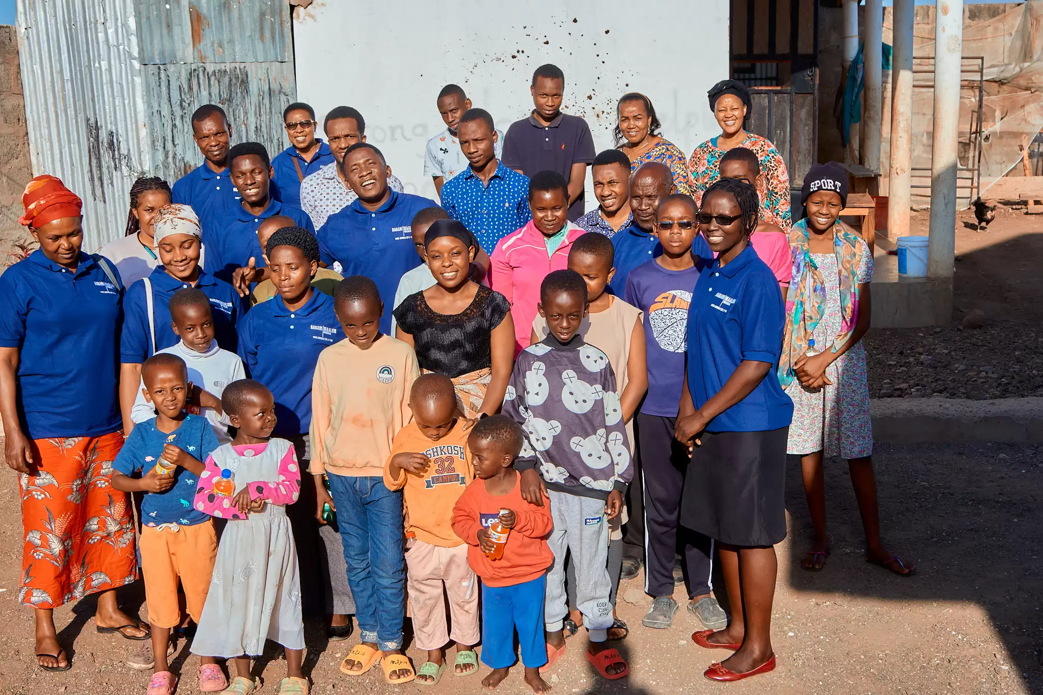 Visiting neighborhood families in need
