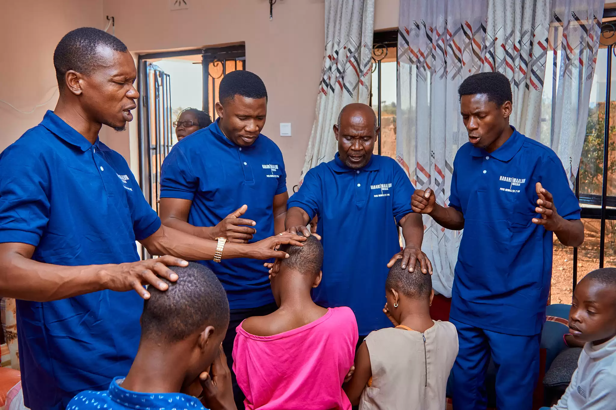 Praying with families and children